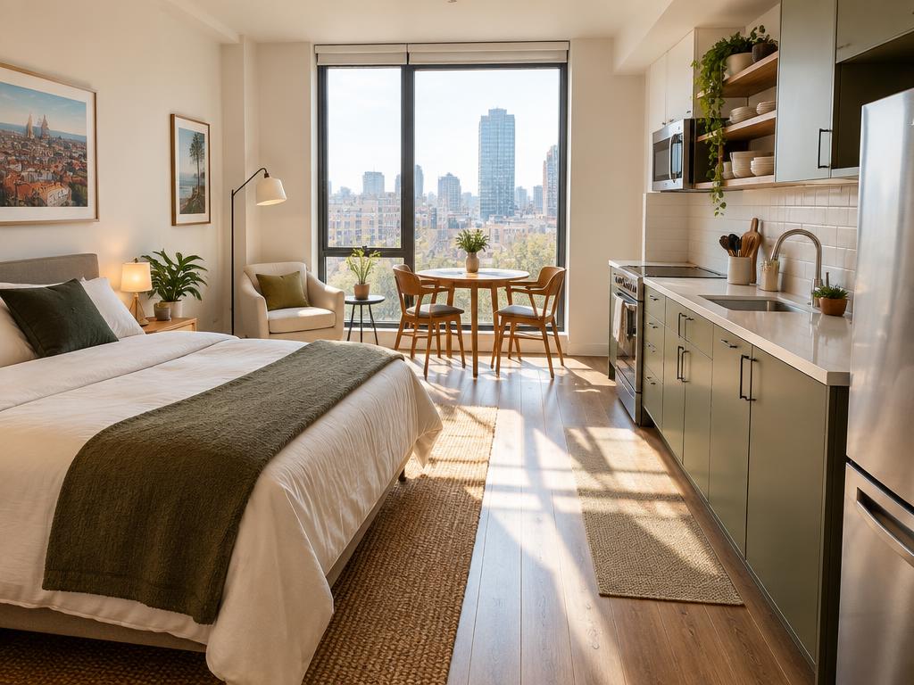 Studio home style accommodation